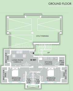 Project Image of 790.0 - 1113.0 Sq.ft 1 BHK Apartment for buy in Saldanha Green Valley Phase II