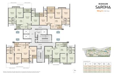Project Image of 836.0 - 2023.0 Sq.ft 2 BHK Apartment for buy in Rohan Saroha