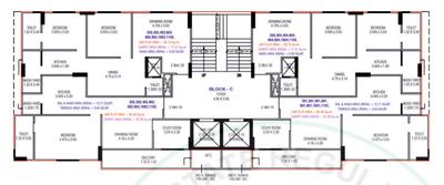 Project Image of 1900 Sq.ft 3 BHK Apartment / Flat for sale in South Bopal for Rs. 9500000