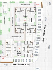 Project Image of 941.41 - 1125.91 Sq.ft 3 BHK Apartment for buy in Shreenath Shubham Sky Track