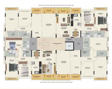 Project Image of 909.0 - 1115.0 Sq.ft 2 BHK Apartment for buy in Ruikar Crystal Garden