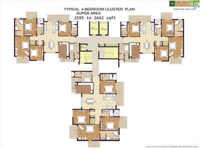 Project Image of 2520.0 - 4259.0 Sq.ft 4 BHK Apartment for buy in Omaxe The Forest Spa