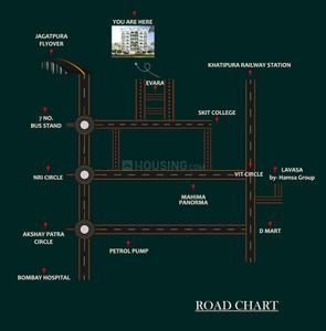 Project Image of 653.39 - 1545.45 Sq.ft 1 BHK Apartment for buy in Hamsa Evara