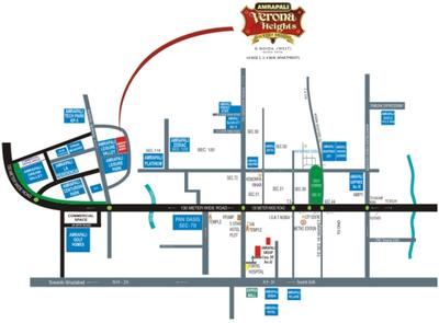 Project Image of 975.0 - 2135.0 Sq.ft 2 BHK Apartment for buy in Amrapali Verona Heights
