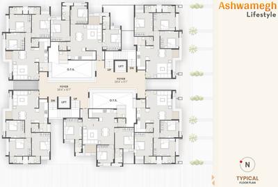 Project Image of 840.02 - 857.56 Sq.ft 3 BHK Apartment for buy in Ashwamegh Lifestyle