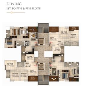 Project Image of 691.0 - 761.0 Sq.ft 2 BHK Apartment for buy in Bora Nova Stella