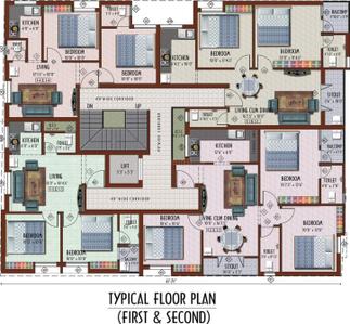 Project Image of 600.0 - 1050.0 Sq.ft 2 BHK Apartment for buy in Ganthimathi Gautham Apartments