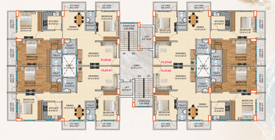 Project Image of 855.4 - 1046.82 Sq.ft 2 BHK Apartment for buy in Lovely Deobaij Pearl Heights
