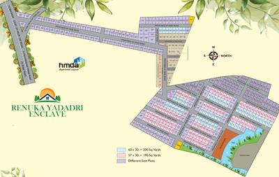 Project Image of 1593.06 - 3229.17 Sq.ft Residential Plot Plot for buy in Sai Renuka Yadadri Enclave