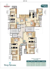 Project Image of 381.9 - 643.9 Sq.ft 1 BHK Apartment for buy in Deep Nirvana