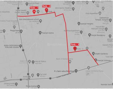 Project Image of 627.75 - 1917.81 Sq.ft 2 BHK Apartment for buy in Tirth 3