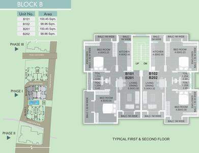 Project Image of 850.0 - 1232.0 Sq.ft 2 BHK Apartment for buy in Saldanha Green Valley Phase 1