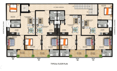 Project Image of 1250 Sq.ft 2 BHK Apartment / Flat for sale in Noida Extension for Rs. 4876100