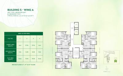 Project Image of 439.0 - 930.0 Sq.ft 2 BHK Apartment for buy in Godrej Greens