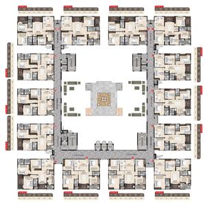 Project Image of 1390.0 - 2090.0 Sq.ft 2 BHK Apartment for buy in MVV The Grand