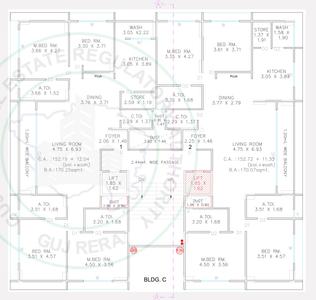 Project Image of 1254.21 - 1643.86 Sq.ft 3 BHK Apartment for buy in Niranjan Milestone Euphoria