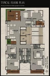 Project Image of 0.0 - 4020.0 Sq.ft 4 BHK Apartment for buy in Olympus