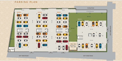 Project Image of 1520.0 - 2114.0 Sq.ft 3 BHK Apartment for buy in Vardhan Green Oaks Block D