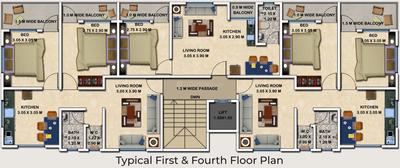 Project Image of 258.0 - 466.0 Sq.ft 1 RK Apartment for buy in W R Rohan Pride Phase 2