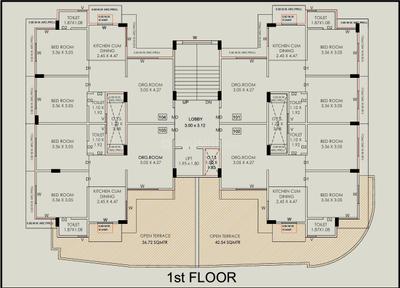 Project Image of 557.79 - 699.44 Sq.ft 2 BHK Apartment for buy in S L Marzan Fatima Park