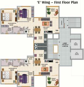 Project Image of 358.0 - 632.0 Sq.ft 1 BHK Apartment for buy in Saakshi Parvatara Phase 1
