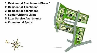 Project Image of 774.0 - 1833.0 Sq.ft 1 BHK Apartment for buy in BCD CODENAME BCD North Star