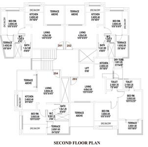 Project Image of 0.0 - 368.0 Sq.ft 1 BHK Apartment for buy in Siddhidata Flora