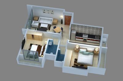Project Image of 0.0 - 404.0 Sq.ft 1 BHK Apartment for buy in Dange Seagull Bldg 3