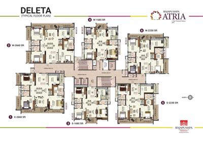 Project Image of 1350.0 - 3455.0 Sq.ft 2 BHK Apartment for buy in Rajapushpa Atria