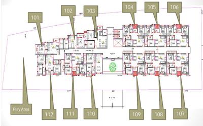 Project Image of 365.0 - 660.0 Sq.ft 1 BHK Apartment for buy in Eswar Dhruvam