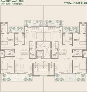 Project Image of 1090.0 - 4362.0 Sq.ft 2 BHK Apartment for buy in Lotus Greens Woodview Residences