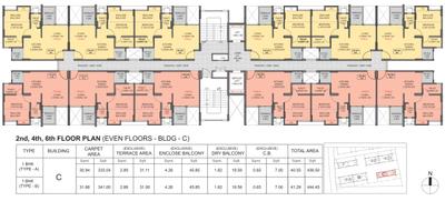 Project Image of 498.0 - 512.9 Sq.ft 1 BHK Apartment for buy in Kohinoor Tinsel County Phase I