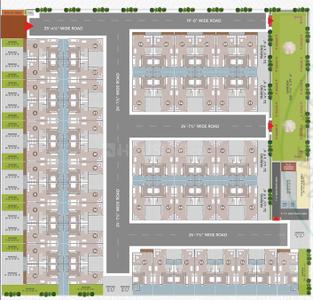Project Image of 1219.12 - 1314.27 Sq.ft 4 BHK Villa for buy in Rudra Kalhaar Bungalows