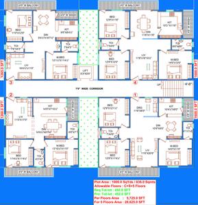 Project Image of 1033.0 - 1312.0 Sq.ft 2 BHK Apartment for buy in Hallmark Reed Tree