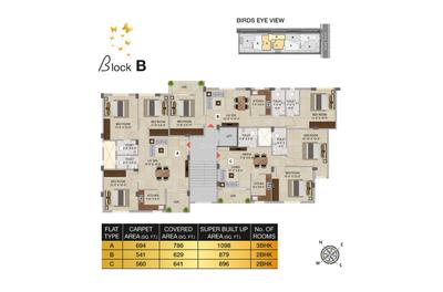 Project Image of 879.0 - 1226.0 Sq.ft 2 BHK Apartment for buy in Meena Vedica