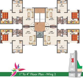 Project Image of 263.0 - 350.0 Sq.ft 1 RK Apartment for buy in Dalal Vasant Nirvana