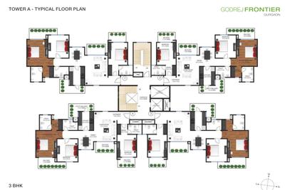 Project Image of 1821.04 - 4611.04 Sq.ft 3 BHK Apartment for buy in Godrej Frontier