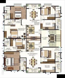 Project Image of 0.0 - 1250.0 Sq.ft 2 BHK Apartment for buy in Maphars Estella Estella