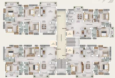 Project Image of 1194.0 - 2398.0 Sq.ft 3 BHK Apartment for buy in Piya Elite