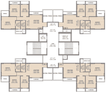 Project Image of 417.0 - 625.0 Sq.ft 2 BHK Apartment for buy in Bhumiraj Hills Tower 7