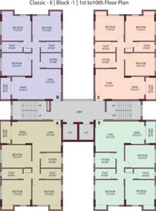Project Image of 971 Sq.ft 2 BHK Apartment / Flat for sale in Rajarhat for Rs. 5800000