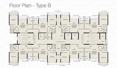 Project Image of 337.0 - 380.0 Sq.ft 1 BHK Apartment for buy in Transformation City