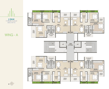 Project Image of 494.49 - 1100.0 Sq.ft 2 BHK Apartment for buy in Balaji Delta Tower 2 