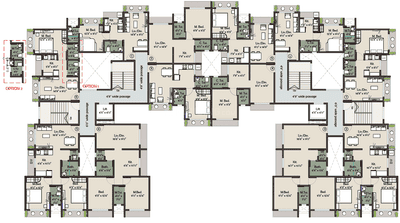 Project Image of 325.5 - 530.45 Sq.ft 1 BHK Apartment for buy in Prithvi Anand Kuber Complex Phase 1