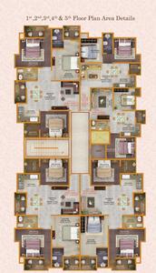 Project Image of 711.0 - 1531.0 Sq.ft 2 BHK Apartment for buy in Ashmit Dhanalakmi Ashmit Niwas