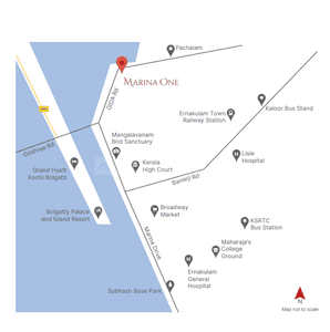 Project Image of 2482.0 - 3707.0 Sq.ft 3 BHK Apartment for buy in Sobha Marina One Phase 2