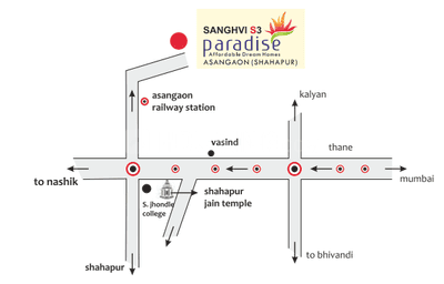 Project Image of 248.0 - 419.0 Sq.ft 1 BHK Apartment for buy in Sanghvi S3 Paradise Phase 1