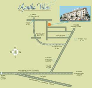 Project Image of 1290.0 - 2025.0 Sq.ft 2 BHK Apartment for buy in GS Ajantha Vihar