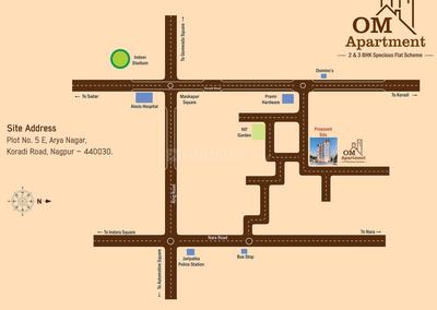 Project Image of 558.86 - 858.1 Sq.ft 1 BHK Apartment for buy in Om Apartment