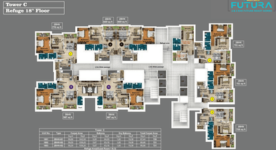 Project Image of 721.0 - 1120.0 Sq.ft 2 BHK Apartment for buy in Saheel Itrend Futura